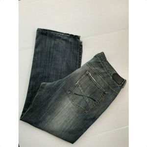 Ecko Unlimited Mens Faded Gray Baggy Fit Jeans